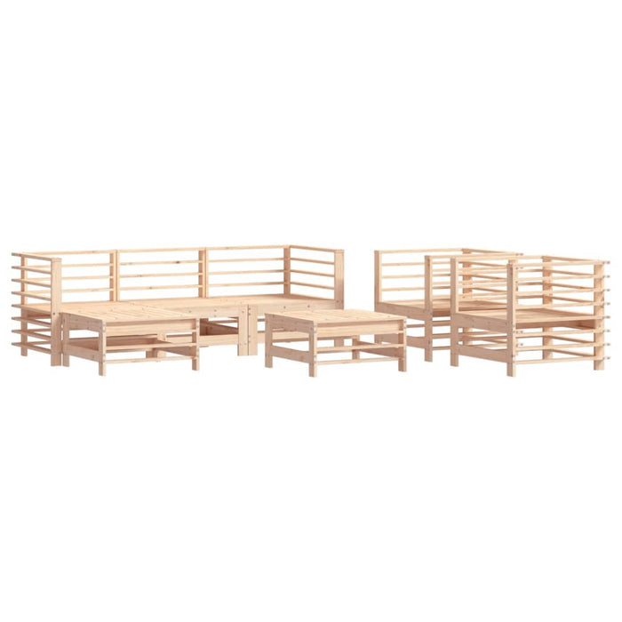 Set mobilier de grădină, 7 piese, lemn masiv de pin - WALTI WALTI