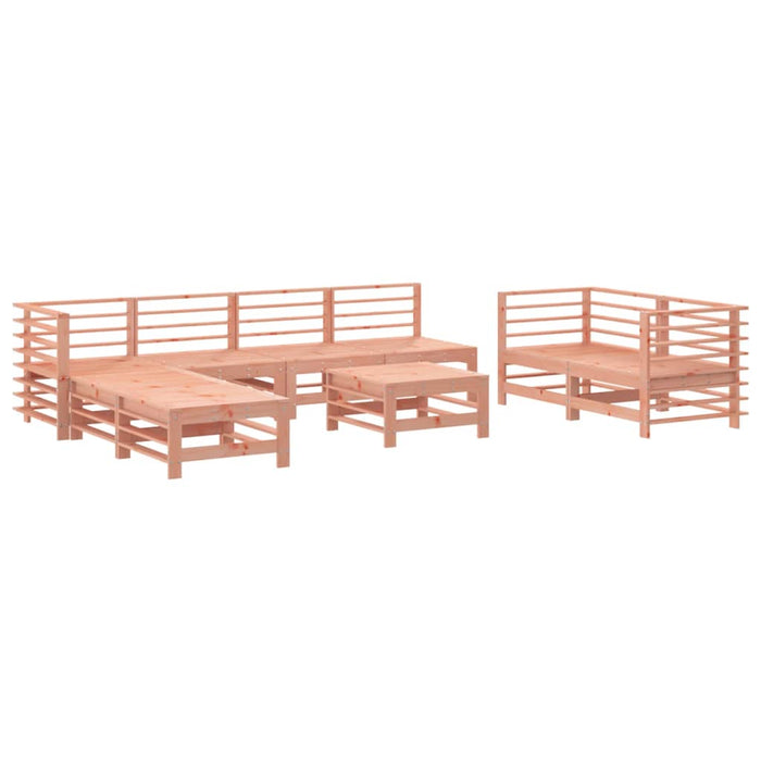 Set mobilier de grădină, 9 piese, lemn masiv douglas - WALTI WALTI