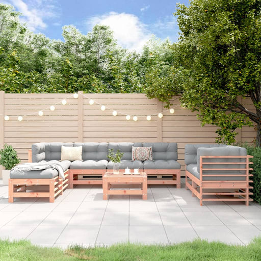 Set mobilier de grădină, 9 piese, lemn masiv douglas - WALTI WALTI
