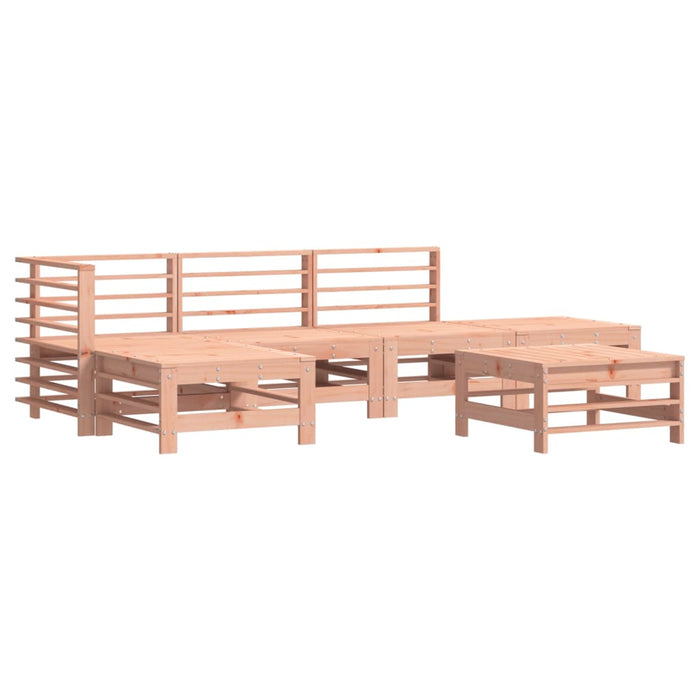 Set mobilier relaxare grădină, 6 piese, lemn masiv Douglas - WALTI WALTI