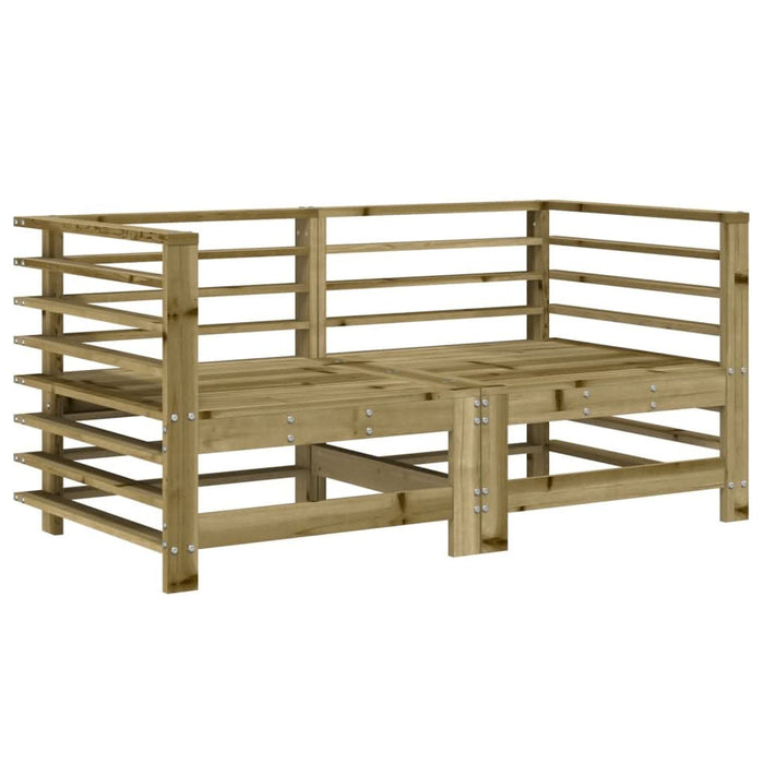 Set mobilier de grădină, 7 piese, lemn de pin tratat - WALTI WALTI