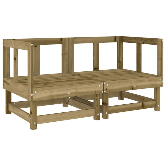 Set mobilier de grădină, 7 piese, lemn de pin tratat - WALTI WALTI
