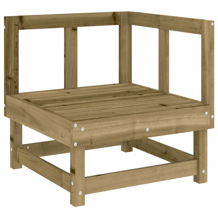 Set mobilier de grădină, 7 piese, lemn de pin tratat - WALTI WALTI