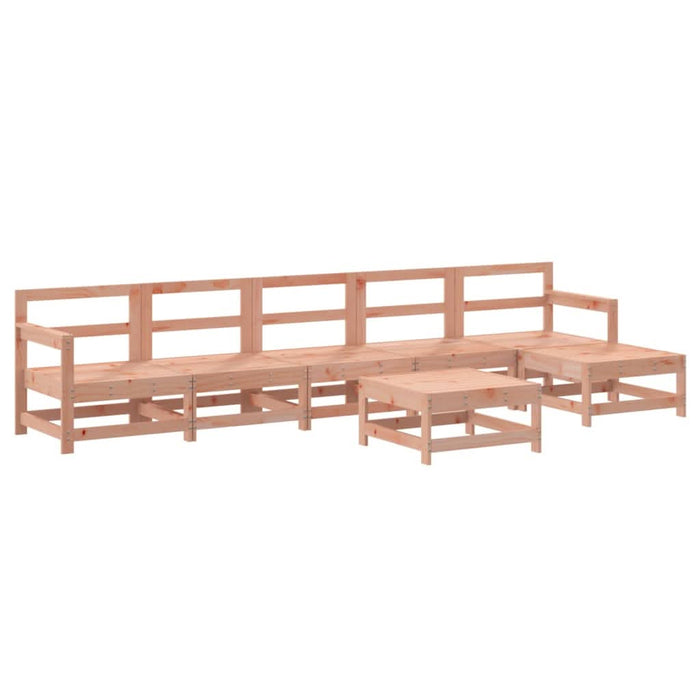 Set mobilier de grădină, 7 piese, lemn masiv douglas - WALTI WALTI