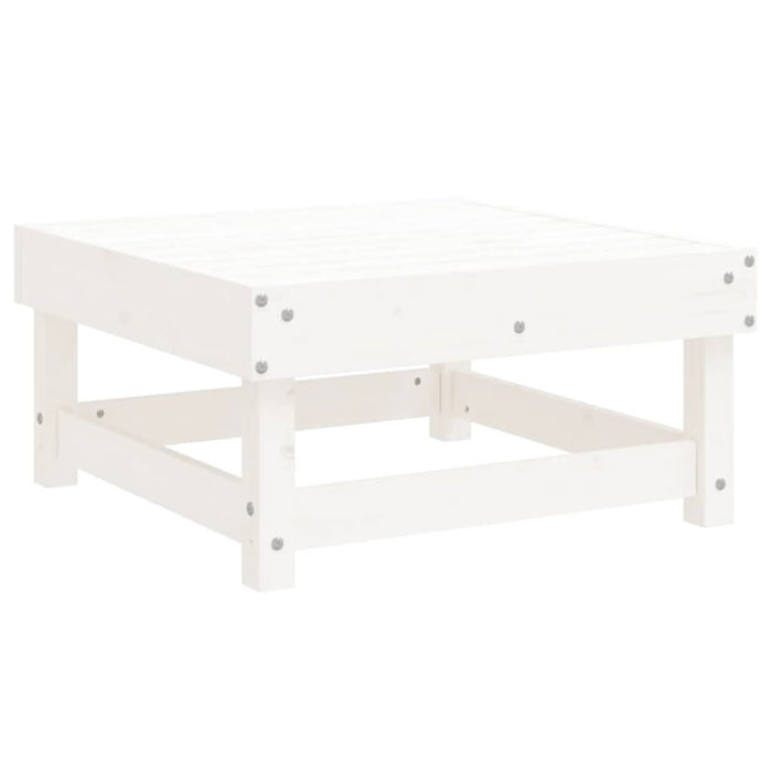 Set mobilier de grădină, 6 piese, alb, lemn masiv pin - WALTI WALTI