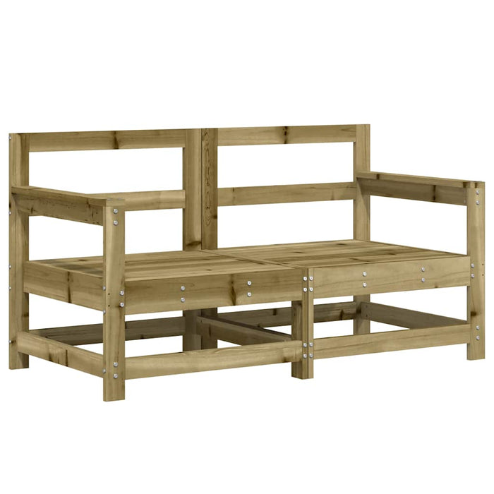 Set mobilier relaxare de grădină, 6 piese, lemn de pin tratat WALTI