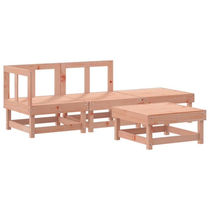 Set mobilier relaxare grădină, 4 piese, lemn masiv Douglas - WALTI WALTI