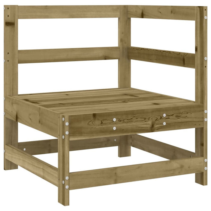 Set mobilier relaxare de grădină, 4 piese, lemn de pin tratat - WALTI WALTI