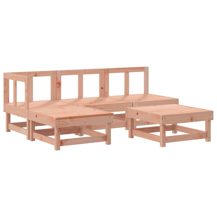 Set mobilier relaxare de grădină, 5 piese, lemn masiv douglas - WALTI WALTI