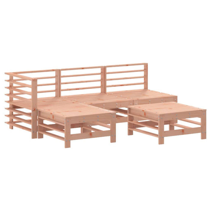 Set mobilier relaxare de grădină, 5 piese, lemn masiv douglas - WALTI WALTI