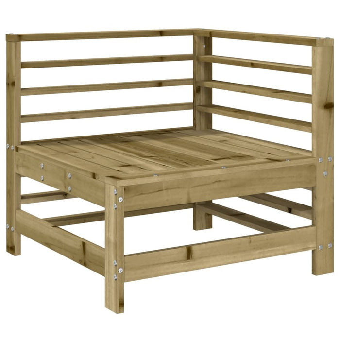 Set mobilier relaxare pentru grădină 5 piese lemn de pin tratat - WALTI WALTI