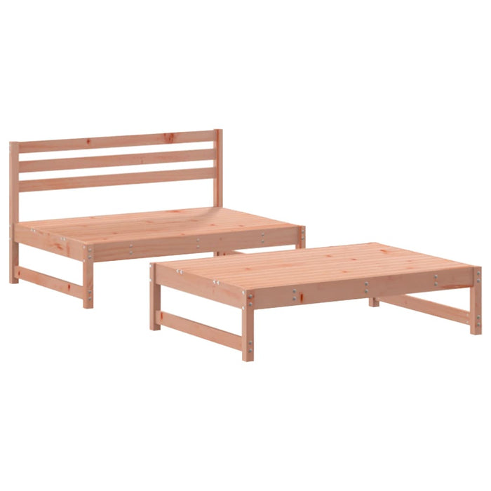Set mobilier relaxare grădină, 2 piese, lemn masiv Douglas - WALTI WALTI