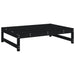Set Set mobilier relaxare grădină 5 piese negru lemn masiv pin - WALTI WALTI
