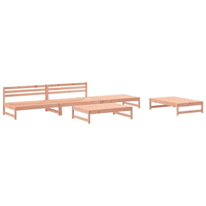Set mobilier relaxare de grădină, 5 piese, lemn masiv douglas - WALTI WALTI