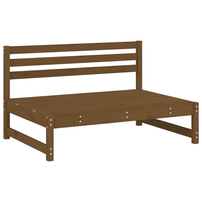 Set mobilier grădină, 6 piese, maro miere, lemn masiv de pin WALTI