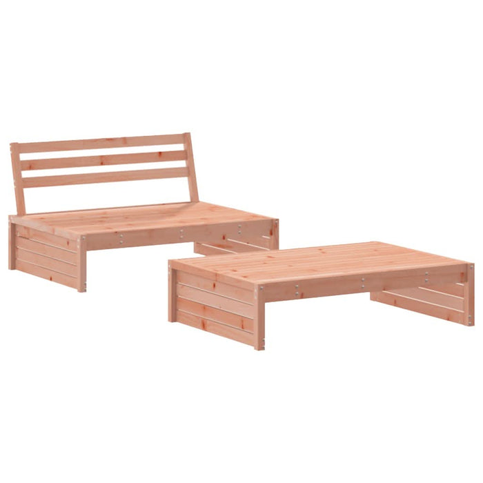 Set mobilier relaxare grădină, 2 piese, lemn masiv Douglas - WALTI WALTI