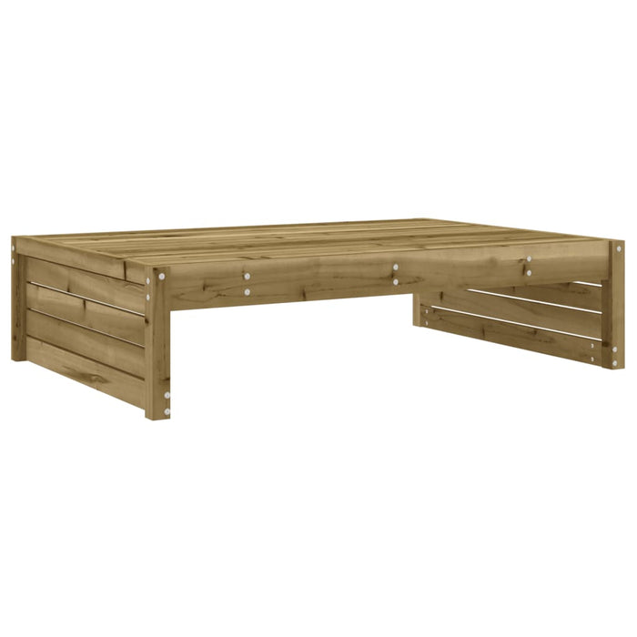 Set mobilier relaxare de grădină, 2 piese, lemn de pin tratat WALTI