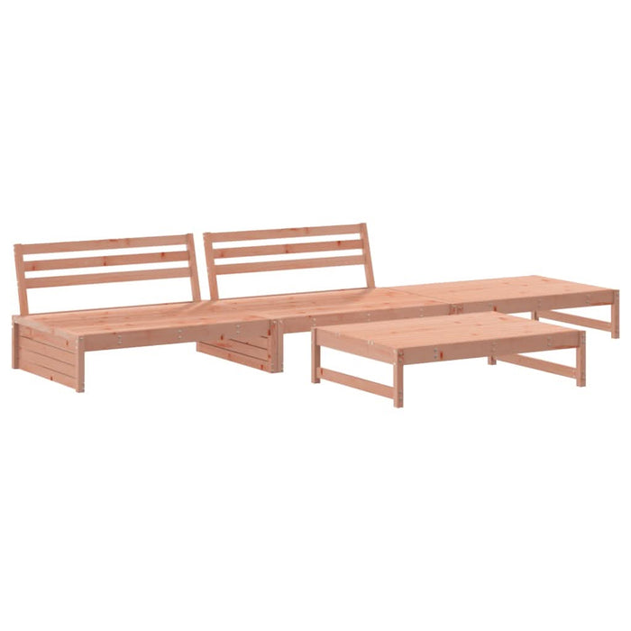 Set mobilier relaxare grădină, 4 piese, lemn masiv Douglas - WALTI WALTI