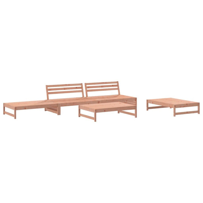Set mobilier relaxare de grădină, 5 piese, lemn masiv douglas - WALTI WALTI