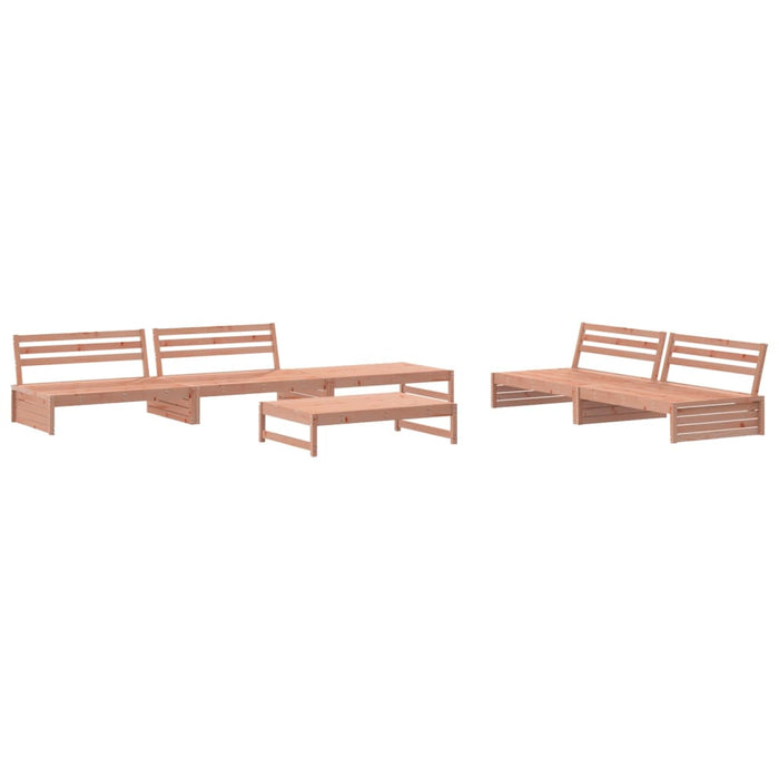 Set mobilier relaxare grădină, 6 piese, lemn masiv Douglas - WALTI WALTI