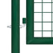 Poartă de grădină din plasă, verde, 500x125 cm, oțel galvanizat - WALTI WALTI