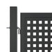 Poartă de grădină antracit 300x125 cm oțel - WALTI WALTI