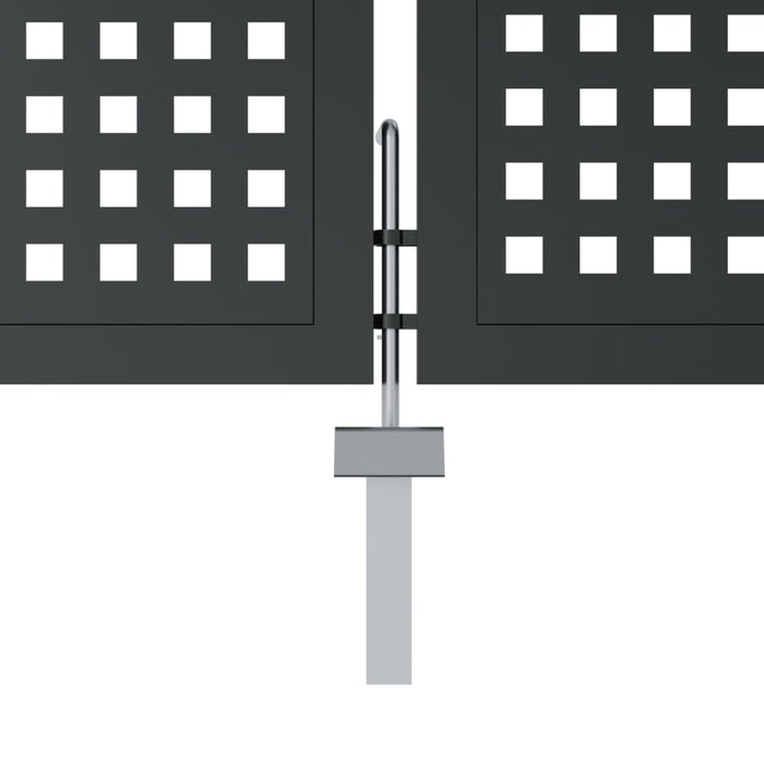 Poartă pentru grădină, antracit, 400x150 cm, oțel - WALTI WALTI