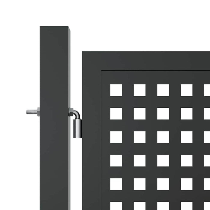 Poartă de grădină antracit 400x175 cm oțel - WALTI WALTI