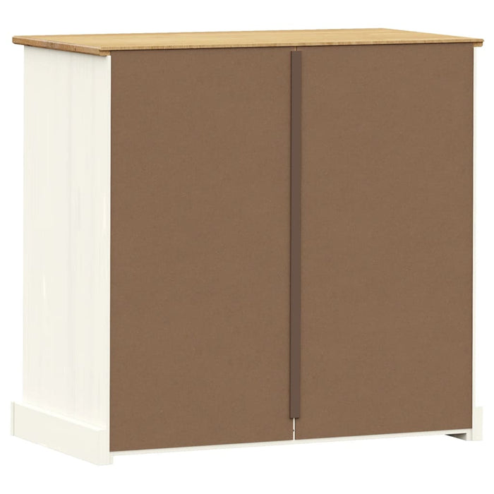 Comodă cu sertare VIGO, alb, 80x40x76 cm, lemn masiv de pin - WALTI WALTI