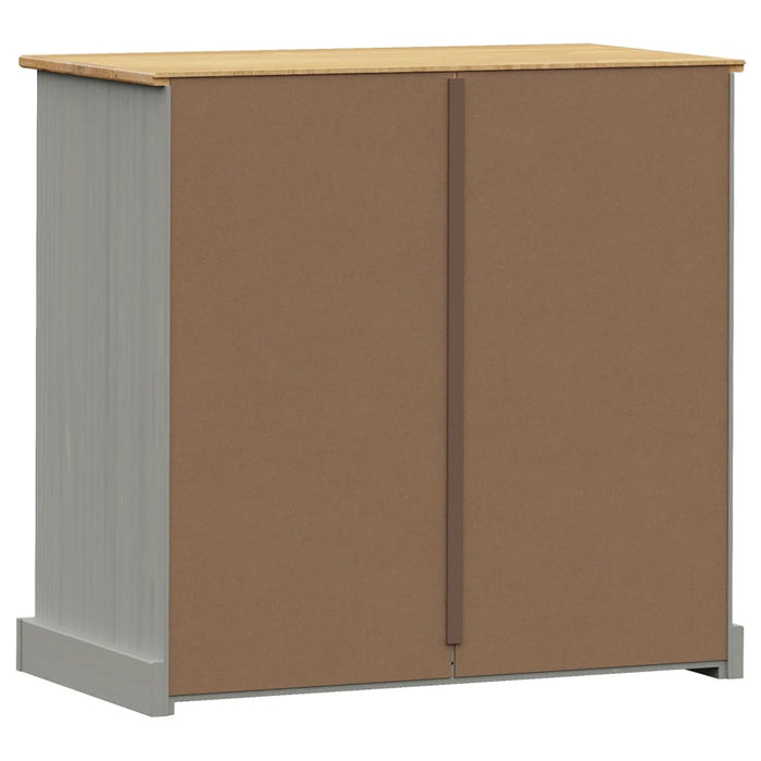 Comodă cu sertare VIGO, gri, 80x40x76 cm, lemn masiv de pin WALTI
