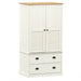 Dulap VIGO, alb, 90x55x170 cm, lemn masiv de pin - WALTI WALTI