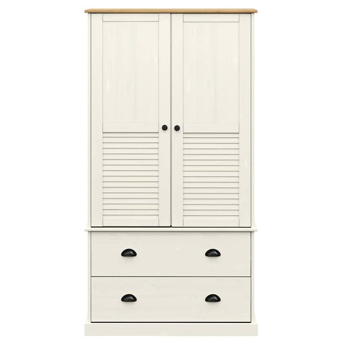 Dulap VIGO, alb, 90x55x170 cm, lemn masiv de pin - WALTI WALTI