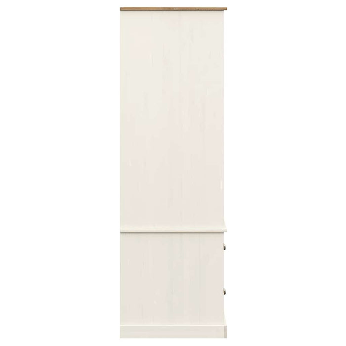 Dulap VIGO, alb, 90x55x170 cm, lemn masiv de pin - WALTI WALTI