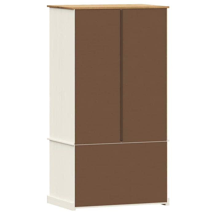 Dulap VIGO, alb, 90x55x170 cm, lemn masiv de pin - WALTI WALTI