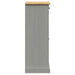 Dulap de pantofi VIGO, gri, 60x35x96 cm, lemn masiv de pin - WALTI WALTI