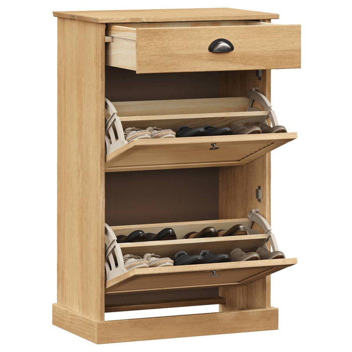 Dulap de pantofi VIGO, 60x35x96 cm, lemn masiv de pin - WALTI WALTI