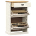 Dulap de pantofi VIGO, 60x35x96 cm, alb, lemn masiv de pin - WALTI WALTI