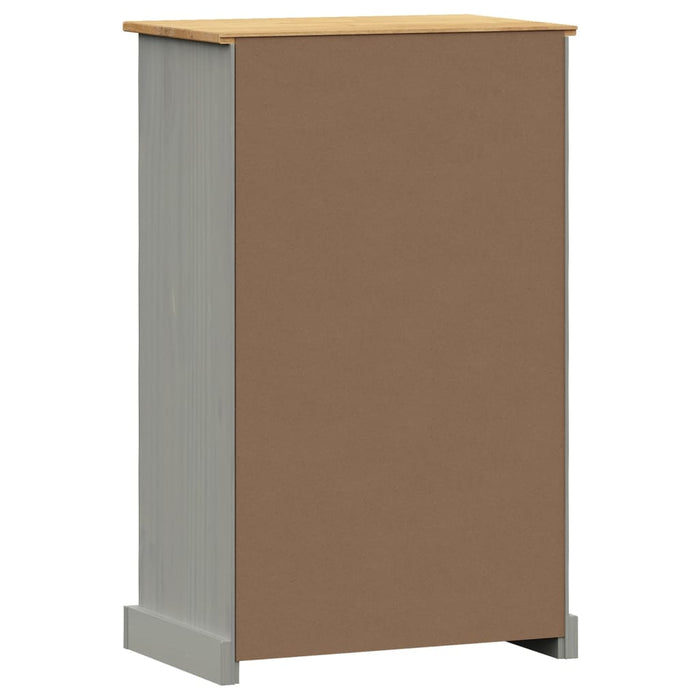 Dulap de pantofi VIGO, 60x35x96 cm, gri, lemn masiv de pin WALTI