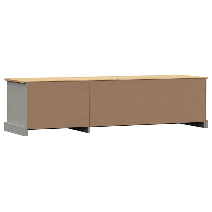 Comodă TV VIGO, gri, 156x40x40 cm, lemn masiv de pin - WALTI WALTI