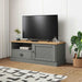 Comodă TV VIGO, gri, 106x40x40 cm, lemn masiv de pin - WALTI WALTI