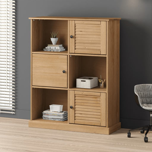 Bibliotecă VIGO, 90x35x114,5 cm, lemn masiv de pin - WALTI WALTI