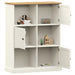 Bibliotecă VIGO, alb, 90x35x114,5 cm, lemn masiv de pin - WALTI WALTI