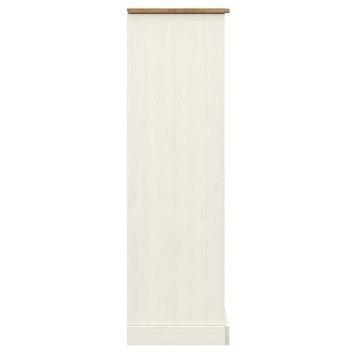 Bibliotecă VIGO, alb, 90x35x114,5 cm, lemn masiv de pin - WALTI WALTI