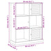 Bibliotecă VIGO, alb, 90x35x114,5 cm, lemn masiv de pin - WALTI WALTI