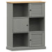 Bibliotecă VIGO, gri, 90x35x114,5 cm, lemn masiv de pin - WALTI WALTI