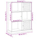 Bibliotecă VIGO, gri, 90x35x114,5 cm, lemn masiv de pin - WALTI WALTI