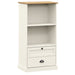 Bibliotecă VIGO, alb, 60x35x114,5 cm, lemn masiv de pin - WALTI WALTI