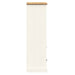 Bibliotecă VIGO, alb, 60x35x114,5 cm, lemn masiv de pin - WALTI WALTI