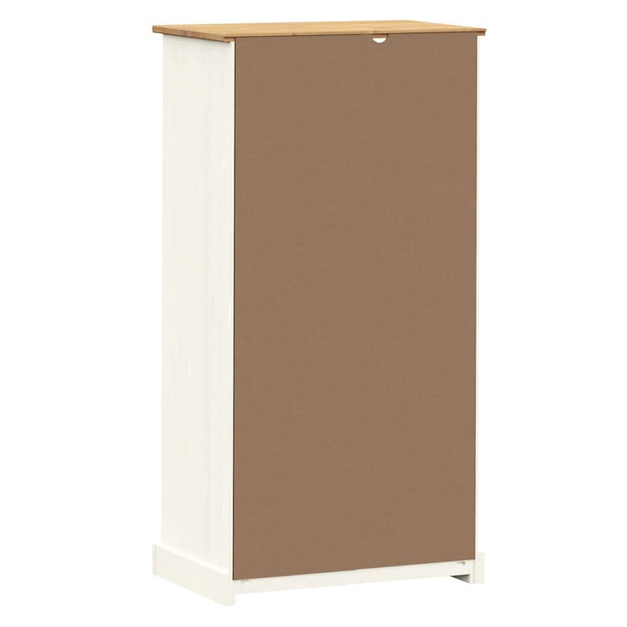 Bibliotecă VIGO, alb, 60x35x114,5 cm, lemn masiv de pin - WALTI WALTI