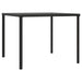 Set mobilier de grădină cu perne, 6 piese, negru, poliratan - WALTI WALTI